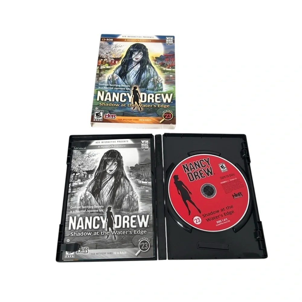 Nancy Drew Shadow at the Water’s Edge #23 PC CD-ROM Computer Mystery Game